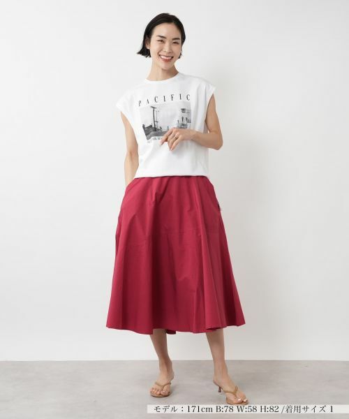 NEMIKA / ネミカ Tシャツ | フォトプリントTシャツ【THREE DOTS】 | 詳細4