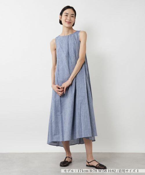 NEMIKA / ネミカ ドレス | ノースリーブワンピース【THREE DOTS】 | 詳細7