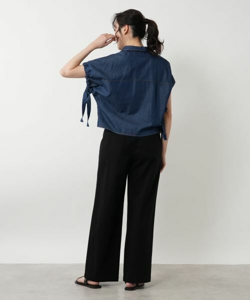 NEMIKA / ネミカ シャツ・ブラウス | スリーブリボンシャツ【NEMIKA】 | 詳細3