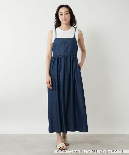 NEMIKA/ネミカ キャミワンピース【NEMIKA】 ネイビー 9(M)