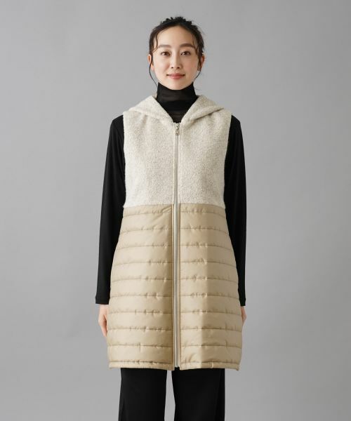 NEMIKA / ネミカ テーラードジャケット | 異素材切替ベスト【NEMIKA】 | 詳細10