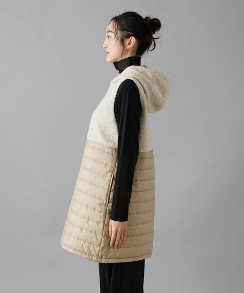 NEMIKA / ネミカ テーラードジャケット | 異素材切替ベスト【NEMIKA】 | 詳細11