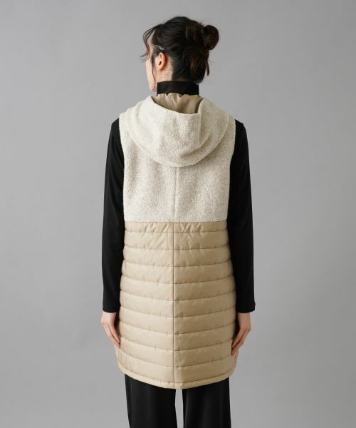 NEMIKA / ネミカ テーラードジャケット | 異素材切替ベスト【NEMIKA】 | 詳細12