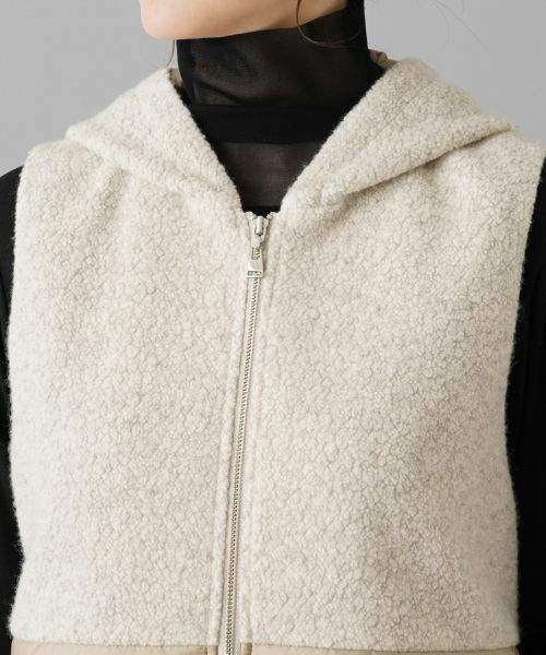 NEMIKA / ネミカ テーラードジャケット | 異素材切替ベスト【NEMIKA】 | 詳細13