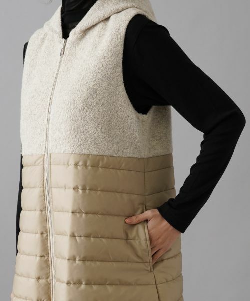 NEMIKA / ネミカ テーラードジャケット | 異素材切替ベスト【NEMIKA】 | 詳細15