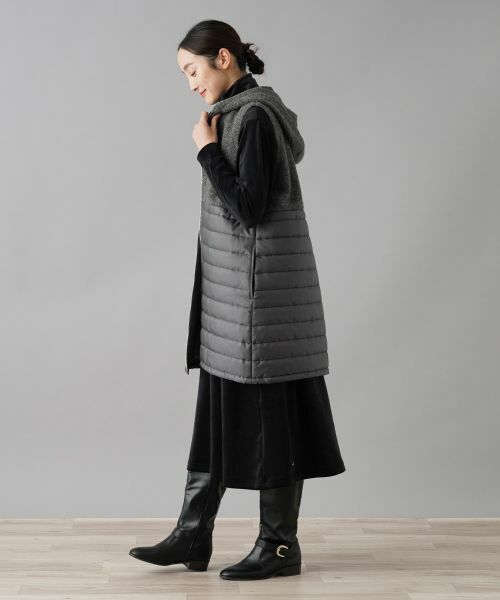 NEMIKA / ネミカ テーラードジャケット | 異素材切替ベスト【NEMIKA】 | 詳細2