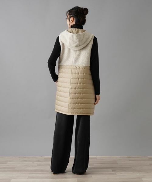 NEMIKA / ネミカ テーラードジャケット | 異素材切替ベスト【NEMIKA】 | 詳細9