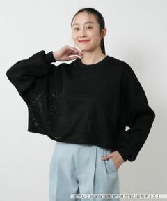 NEMIKA / ネミカ ニット・セーター | シアークロップドトップス【PASSIONE】