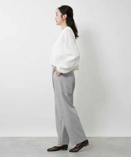 NEMIKA / ネミカ ニット・セーター | シアークロップドトップス【PASSIONE】 | 詳細14