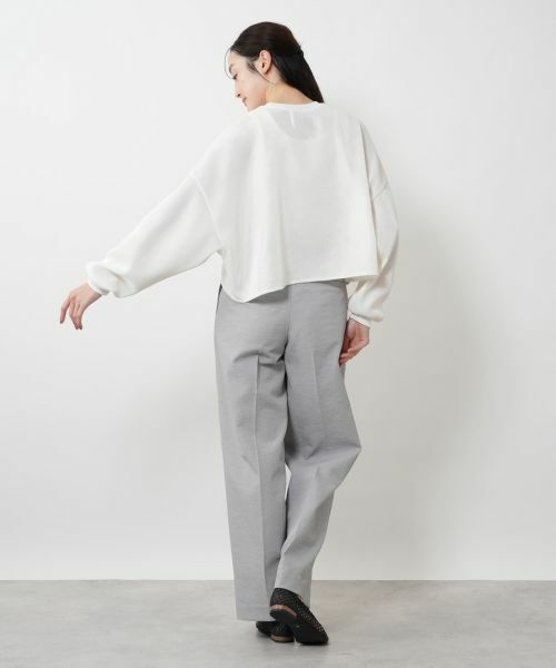 NEMIKA / ネミカ ニット・セーター | シアークロップドトップス【PASSIONE】 | 詳細15