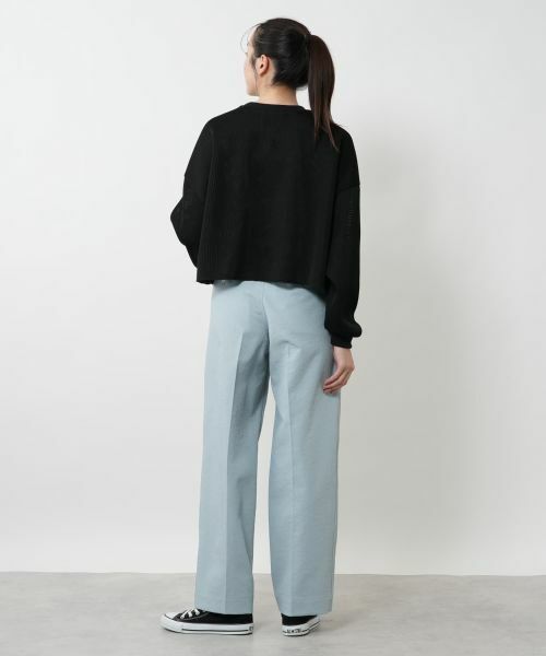 NEMIKA / ネミカ ニット・セーター | シアークロップドトップス【PASSIONE】 | 詳細3