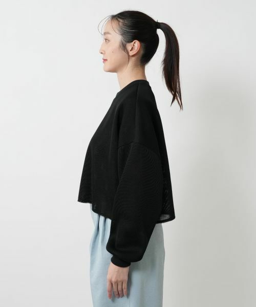 NEMIKA / ネミカ ニット・セーター | シアークロップドトップス【PASSIONE】 | 詳細5