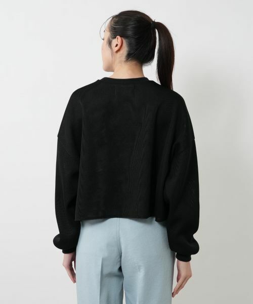 NEMIKA / ネミカ ニット・セーター | シアークロップドトップス【PASSIONE】 | 詳細6