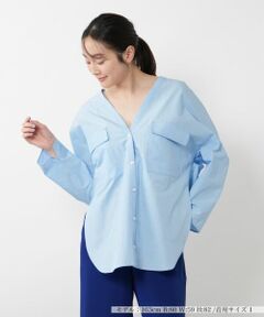 NEMIKA / ネミカ シャツ・ブラウス | Vネックポケットブラウス【PASSIONE】