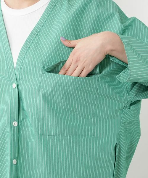 NEMIKA / ネミカ シャツ・ブラウス | Vネックポケットブラウス【PASSIONE】 | 詳細12