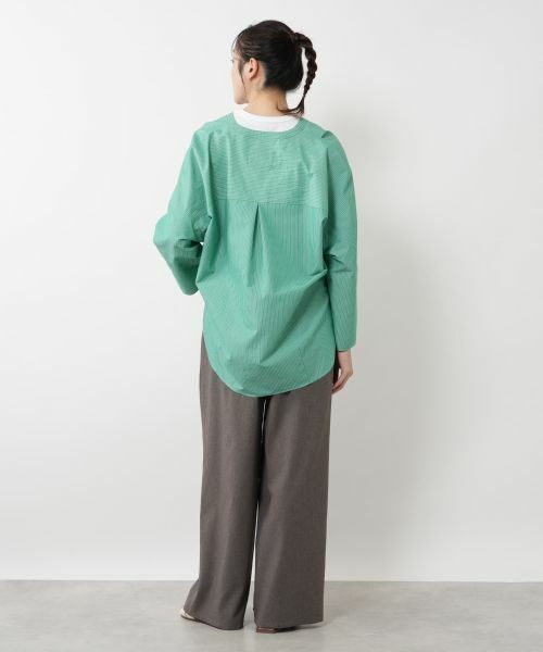 NEMIKA / ネミカ シャツ・ブラウス | Vネックポケットブラウス【PASSIONE】 | 詳細6