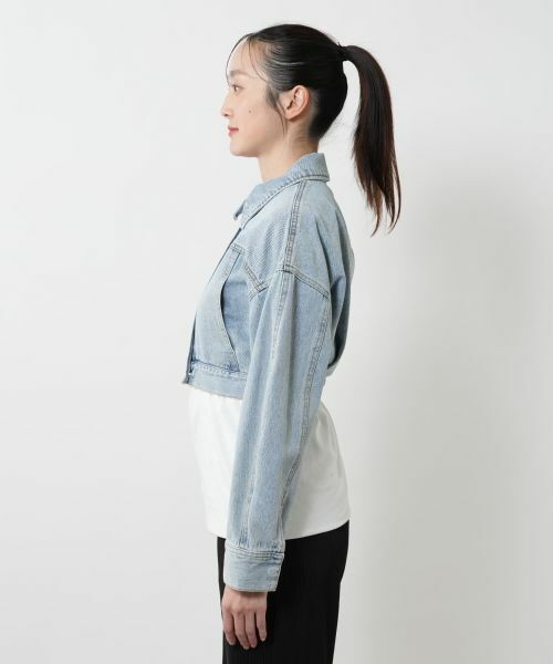 NEMIKA / ネミカ その他アウター | クロップドデニムジャケット【PASSIONE】 | 詳細8