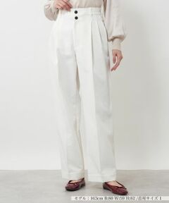NEMIKA / ネミカ その他パンツ | タックワイドパンツ【PASSIONE】