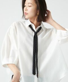 NEMIKA / ネミカ ネクタイ | ドット柄リボンタイ【giraffe×NEMIKA】