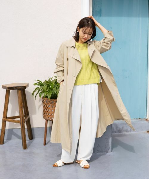 NEMIKA / ネミカ トレンチコート | ロングトレンチコート【NEMIKA】 | 詳細1