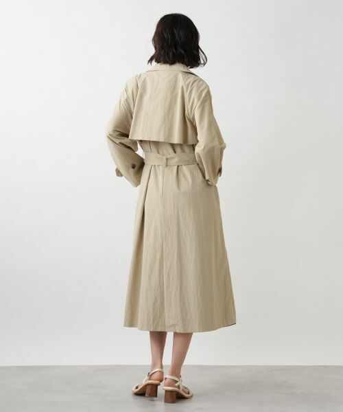 NEMIKA / ネミカ トレンチコート | ロングトレンチコート【NEMIKA】 | 詳細10