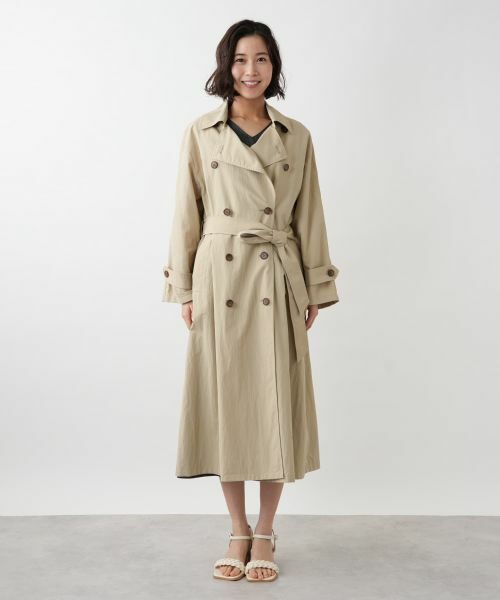 NEMIKA / ネミカ トレンチコート | ロングトレンチコート【NEMIKA】 | 詳細11