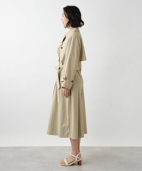 NEMIKA / ネミカ トレンチコート | ロングトレンチコート【NEMIKA】 | 詳細12