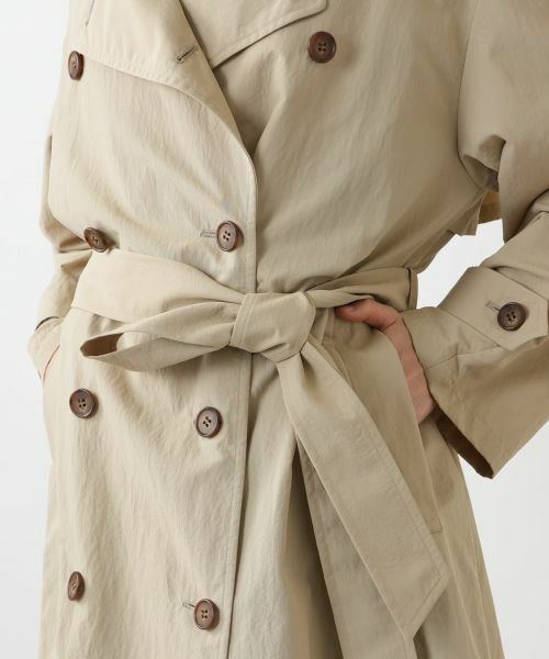 NEMIKA / ネミカ トレンチコート | ロングトレンチコート【NEMIKA】 | 詳細17