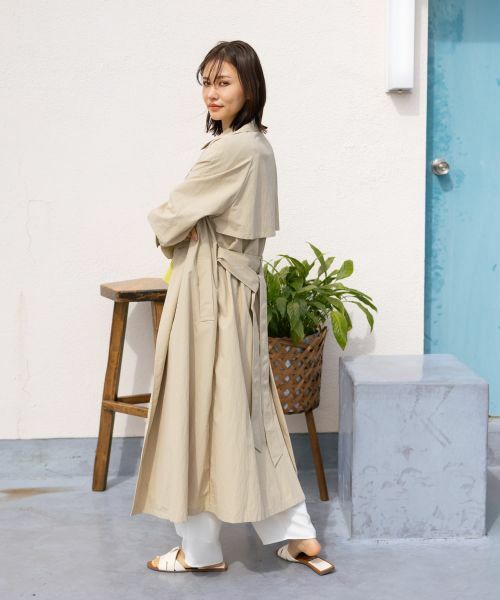 NEMIKA / ネミカ トレンチコート | ロングトレンチコート【NEMIKA】 | 詳細3