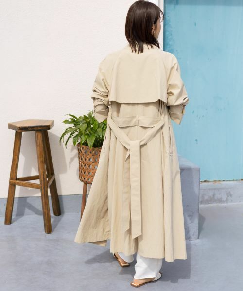 NEMIKA / ネミカ トレンチコート | ロングトレンチコート【NEMIKA】 | 詳細4