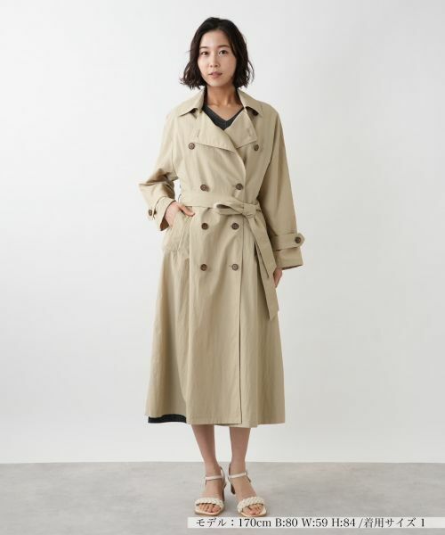 NEMIKA / ネミカ トレンチコート | ロングトレンチコート【NEMIKA】 | 詳細8