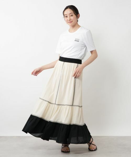 NEMIKA / ネミカ Tシャツ | ロゴ刺繍Tシャツ【Barbour】 | 詳細1