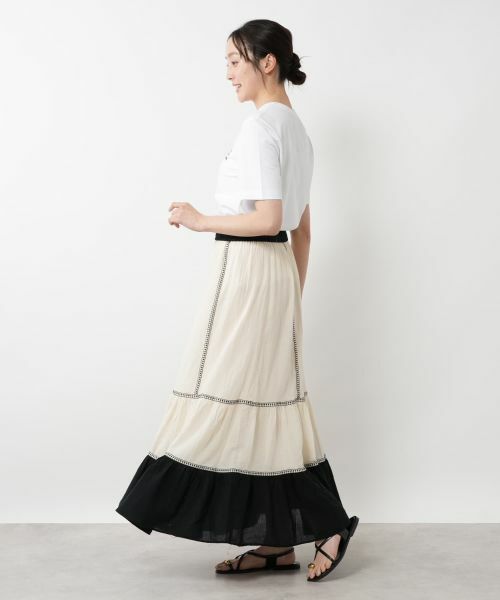 NEMIKA / ネミカ Tシャツ | ロゴ刺繍Tシャツ【Barbour】 | 詳細2