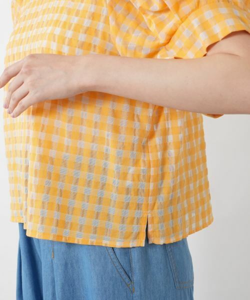 NEMIKA / ネミカ シャツ・ブラウス | ギンガムチェックブラウス【NEMIKA】 | 詳細13