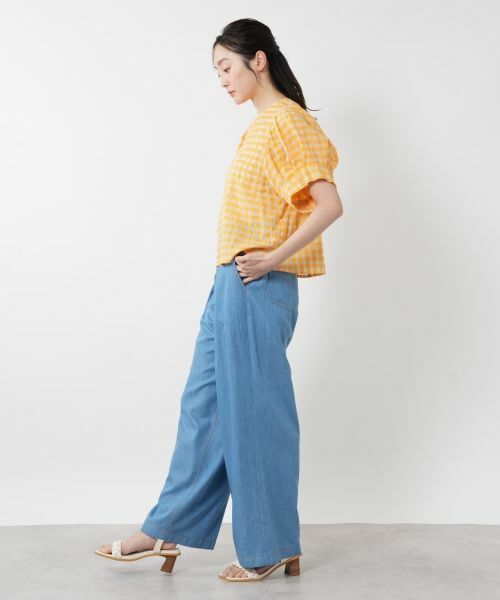 NEMIKA / ネミカ シャツ・ブラウス | ギンガムチェックブラウス【NEMIKA】 | 詳細5