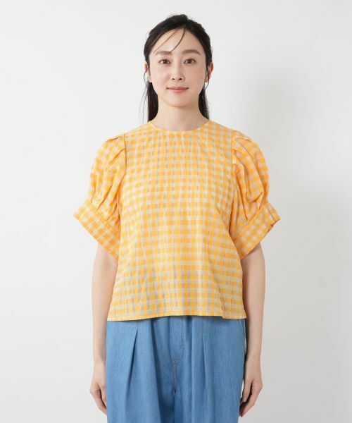 NEMIKA / ネミカ シャツ・ブラウス | ギンガムチェックブラウス【NEMIKA】 | 詳細7