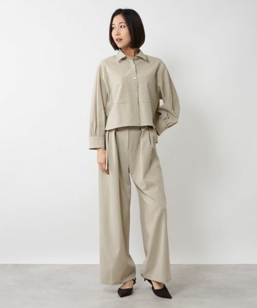 NEMIKA / ネミカ シャツ・ブラウス | ギャザースリーブシャツ【NEMIKA】 | 詳細1