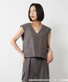 NEMIKA / ネミカ テーラードジャケット | Vネックベスト【NEMIKA】