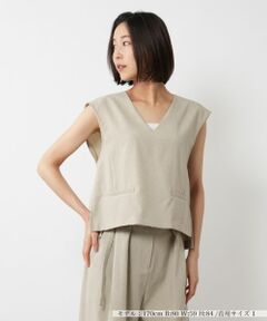 NEMIKA / ネミカ テーラードジャケット | Vネックベスト【NEMIKA】