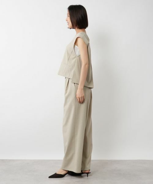 NEMIKA / ネミカ テーラードジャケット | Vネックベスト【NEMIKA】 | 詳細2