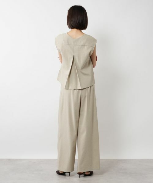 NEMIKA / ネミカ テーラードジャケット | Vネックベスト【NEMIKA】 | 詳細3