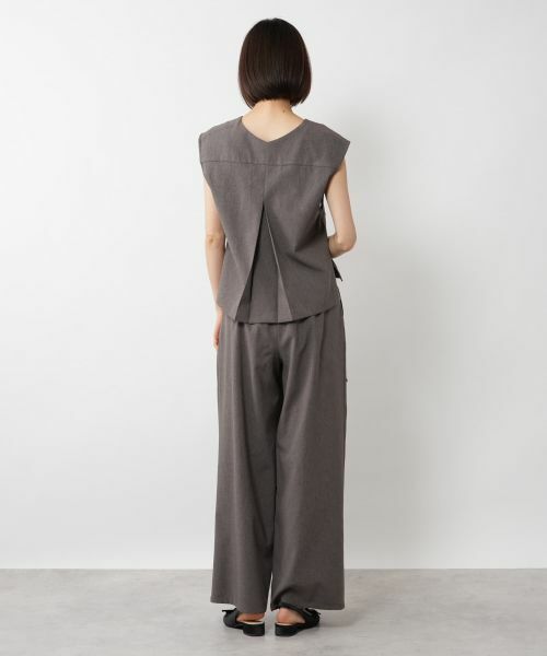 NEMIKA / ネミカ テーラードジャケット | Vネックベスト【NEMIKA】 | 詳細6