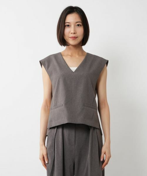 NEMIKA / ネミカ テーラードジャケット | Vネックベスト【NEMIKA】 | 詳細7
