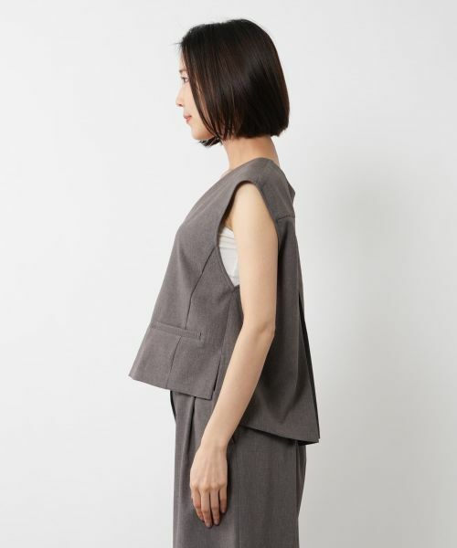 NEMIKA / ネミカ テーラードジャケット | Vネックベスト【NEMIKA】 | 詳細8