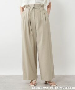 NEMIKA / ネミカ その他パンツ | タックワイドパンツ【NEMIKA】