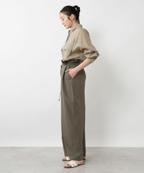 NEMIKA / ネミカ その他パンツ | タックワイドパンツ【NEMIKA】 | 詳細5
