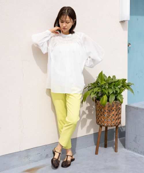 NEMIKA / ネミカ シャツ・ブラウス | ツイストタックシアーブラウス【NEMIKA】 | 詳細16