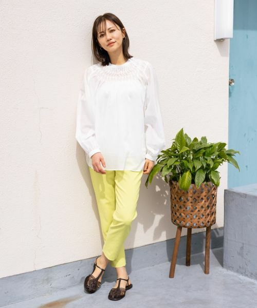 NEMIKA / ネミカ シャツ・ブラウス | ツイストタックシアーブラウス【NEMIKA】 | 詳細17