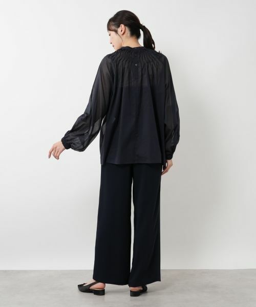 NEMIKA / ネミカ シャツ・ブラウス | ツイストタックシアーブラウス【NEMIKA】 | 詳細3