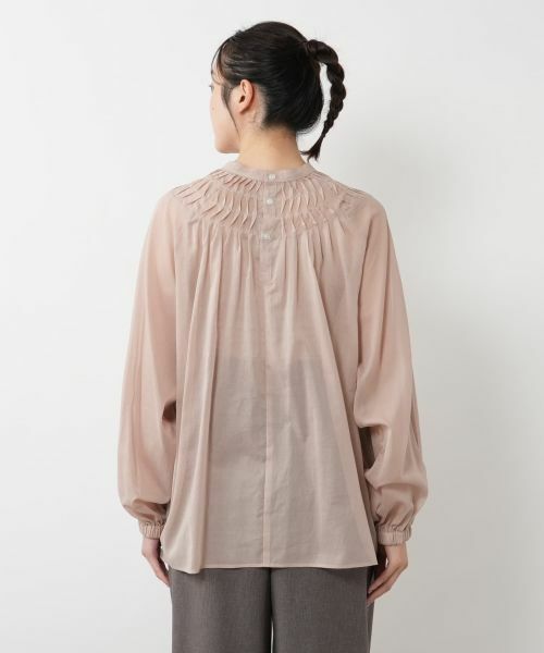 NEMIKA / ネミカ シャツ・ブラウス | ツイストタックシアーブラウス【NEMIKA】 | 詳細9